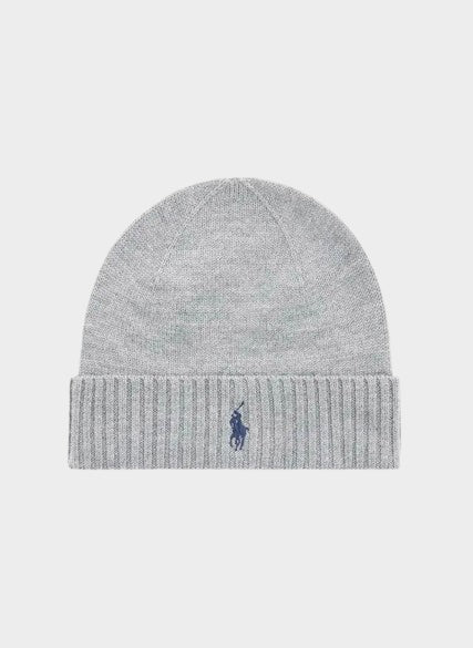POLO RALPH LAUREN - WOOL SIGNATURE PONY HAT UNISEX BEANIE